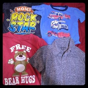 5/$12 3t boys shirt lot